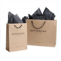 Custom Eco Washable Coated Paper Bags with Recycled Materials for Clothing & Fur-Logo Thank You Shopping Gift Bags