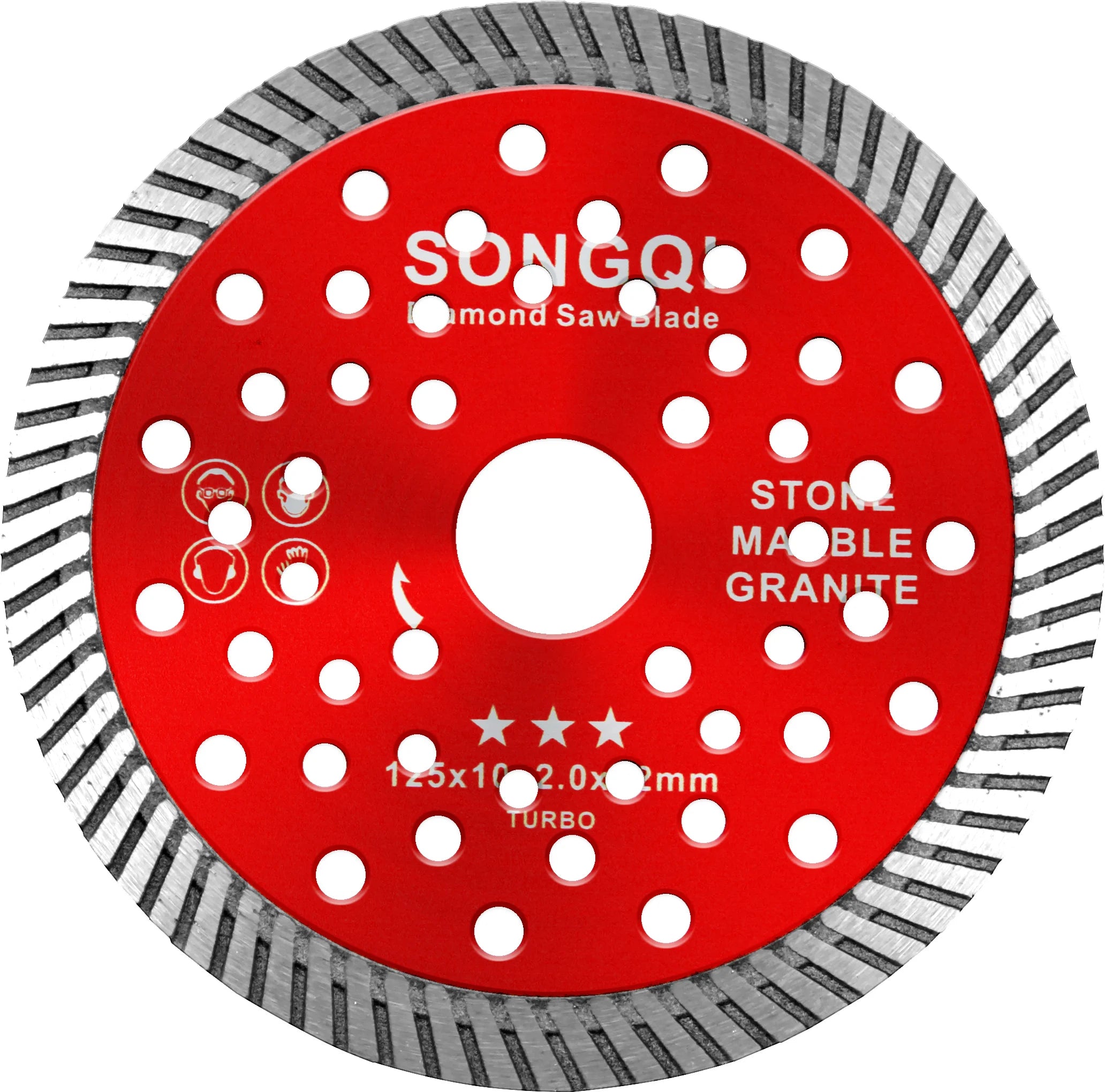 SONGQI Top Quality110x1.0x22 Diamond Cutting  Saw Blade for Granite