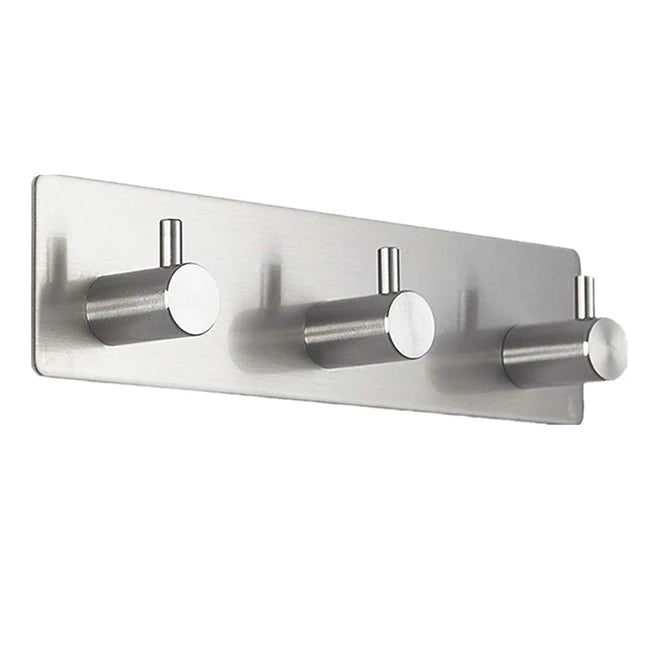 Bath Towel Hook Self Adhesive Hook Keys Heavy Duty Door Hanger Closet Hooks Cabinet Bathroom Towel Wall Adhesive