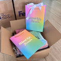 Wholesale Custom  Small Gift Bags with logo Shopping Bag Hard Paper Bag Christmas Customized