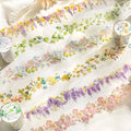 1 Roll Tape Growing in the Sun Series Climbing Vine Theme Landscaping Handbook Decoration Base Collage DIY