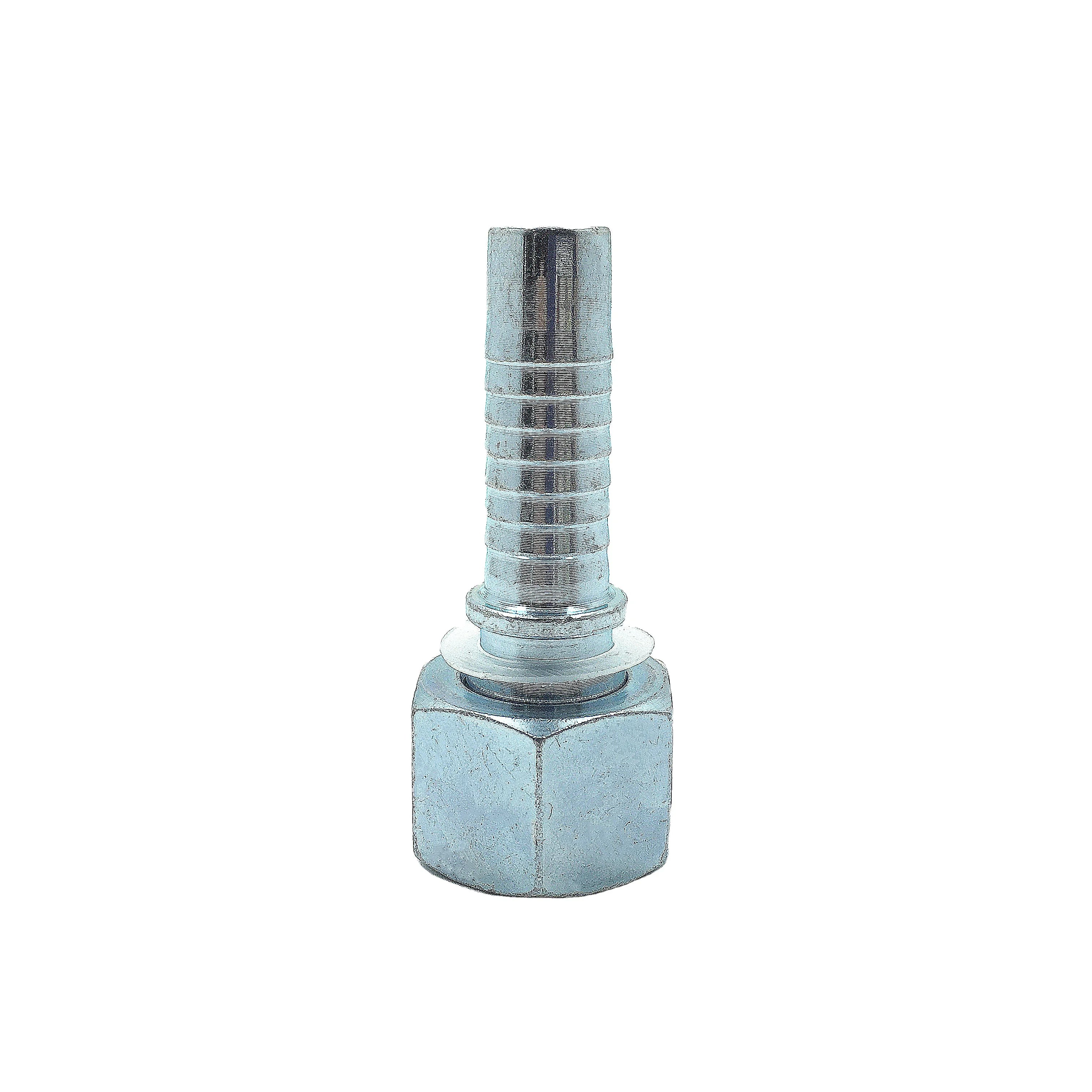 Hydraulic Hose Carbon Steel High Pressure 45 Degree Metric Female 60 Cone Fitting Cone Sleeve Model 20591