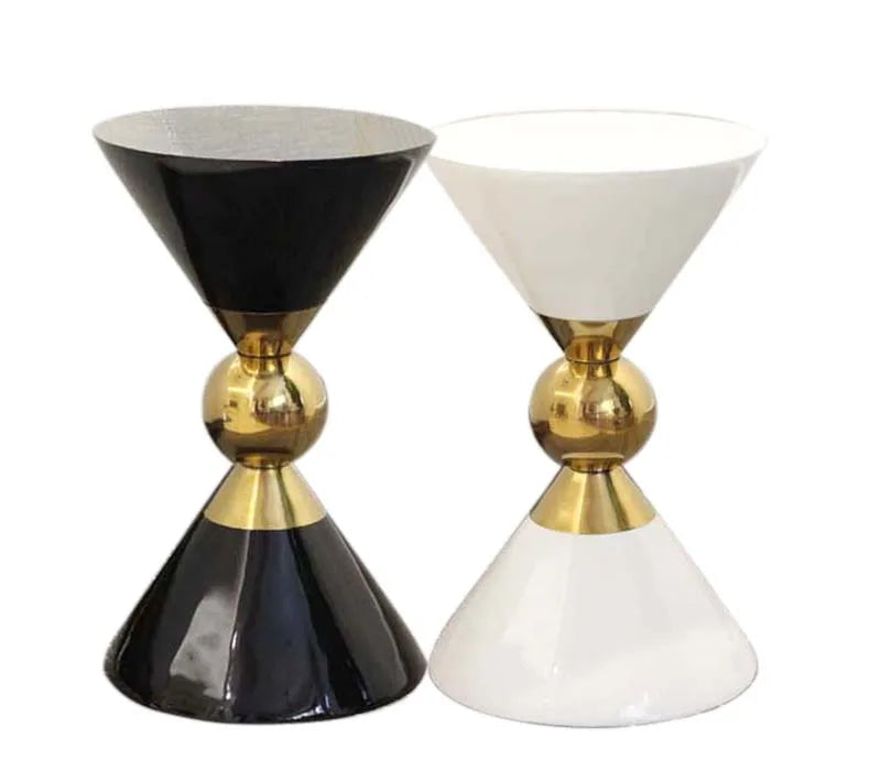 Luxury Design Gold Coffee Table Side Table Wtih Fibreglass Living Room Furniture