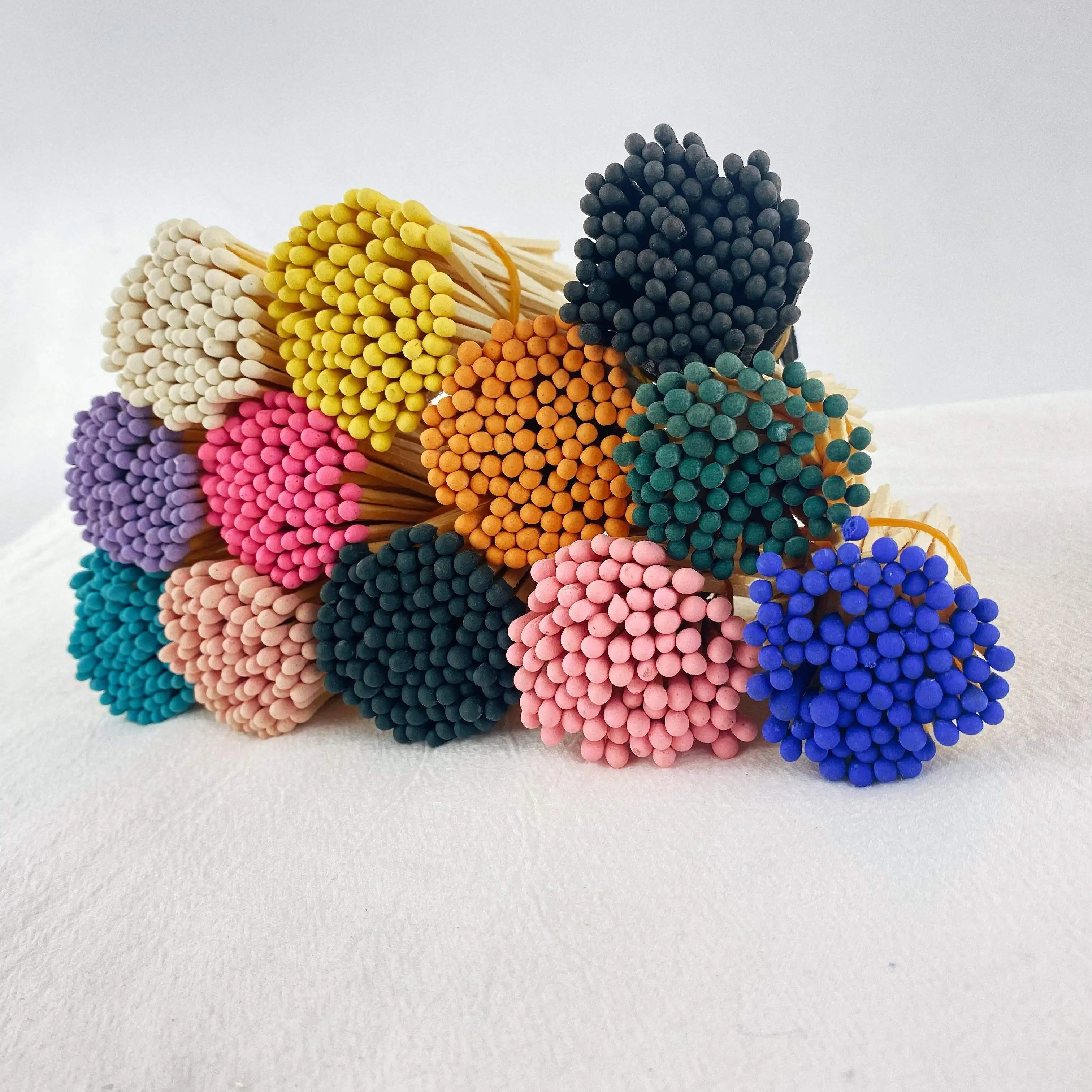 Bulk Loose Long Matchsticks for Household Candle Matches Bulk Holder Luxury Wooden Tip Candle Matchsticks