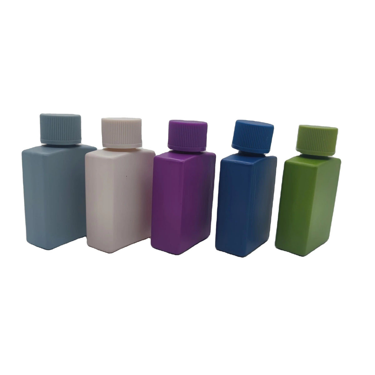 Hot Sale Luxury Square Essential Oil Glass Bottle With UV Coating Face Care Serum Essential Oil Empty Glass Flat Shoulder Bottle