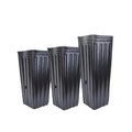 Cuboid 4 Inch 6 Inch Square Nursery Pots Plastic Plant Flower Pot for Succulents Cuttings Transplanting Seedlings