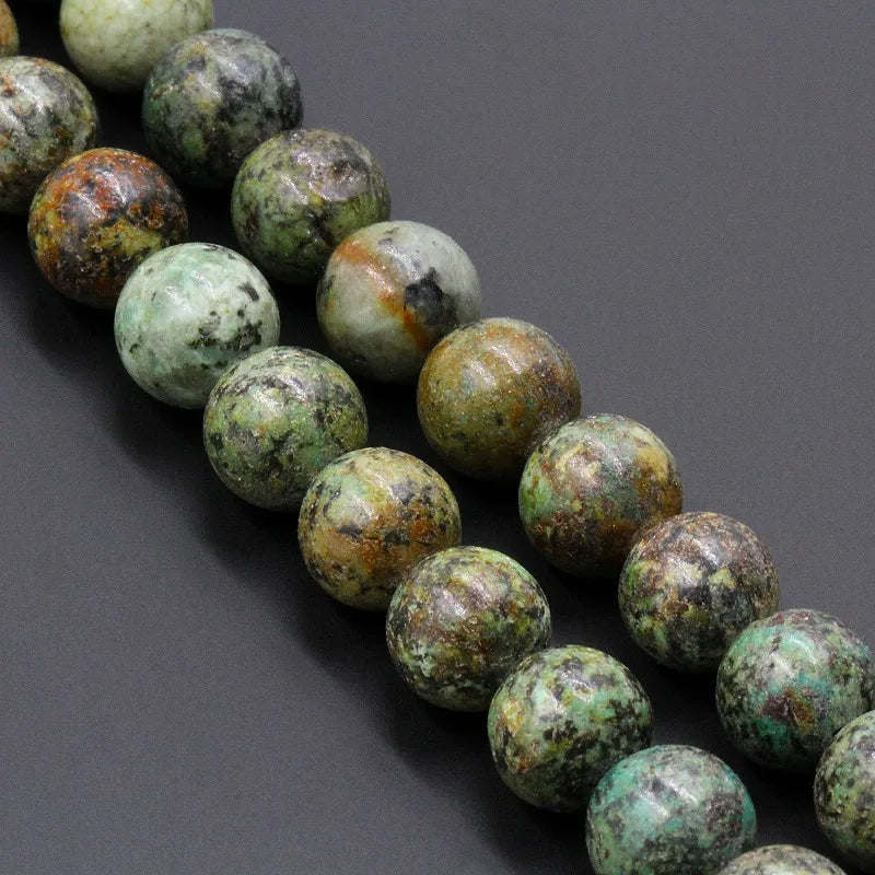 Loose Stone Beads African Turquoise for DIY Jewelry Making MS167