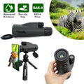 SECOZOOM RZMT21 HD 10-30x50 High Powered Zoom Monocular Telescope FMC Lens Bak4 Prism Single Hand Focus Scope Concert Traveling