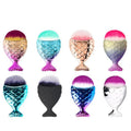 Color Fish Tail Shape Nail Brush Soft Bristle Cleaning Dust Powder Brush Manicure Care Tool Fishtail Bottom Cosmetic Brush