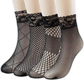 Wholesale Black Sexy Lace Fishnet Socks Ladies Mesh Fish Net Ankle Socks for Women