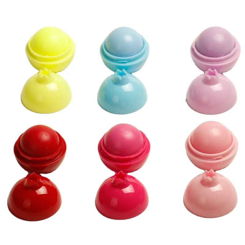 CG03A Cute Fruit Honey Beeswax Flower Organic Lip Balm Private Label Hydrating Lip Balm Natural Custom logo Nourishing Lip Balm MegaBDM