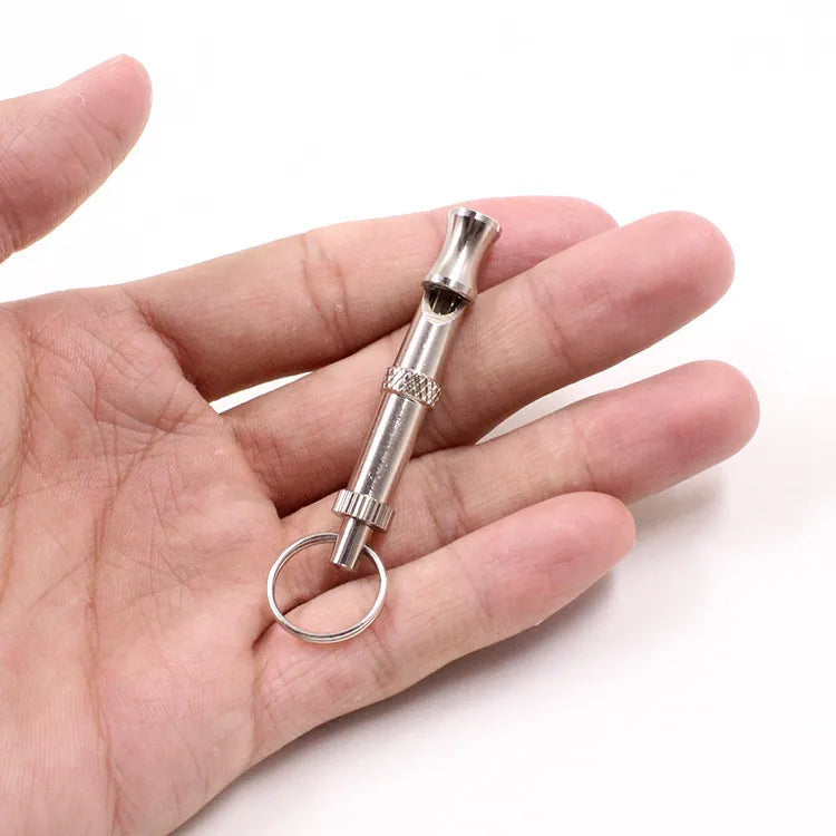 High-Grade Top Seller Ultrasonic Aluminum Alloy Electroplating Dog Training Whistle to Stop Barking for Dogs
