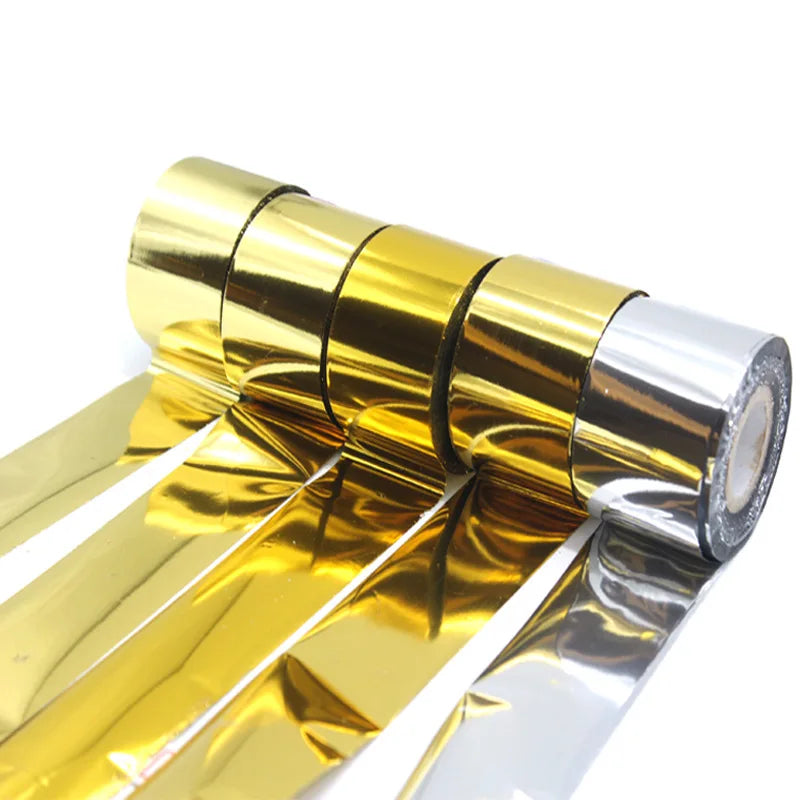 Low Price Artificial Gold Leaf Foil Rolls Imitation Gold Leaf Rolls for Furniture Craft
