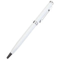 Hot Sale Promotion Slim Metal Ball Pen 5 Star Ritz Carlton Logo Print Sports-Looking Environment-Protective Blue/Black Ink Silk