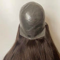 LLBeauty HQ Full Skin Knots Wig Hand Made Natural Front Hairline Remy Hair Women System Cap Hot Sale Wholesale Bulk Price