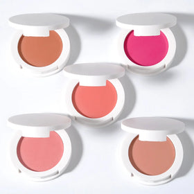 No logo Blush Palette Face Blusher Makeup Cosmetics Private Label Heart Shape Blush on Powder Blush Highlighter Palette