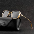 New Arrival Fashion Style Retro Vintage Man Steam Punk Square Zinc Alloy Frame Men's Sunglasses 20212022