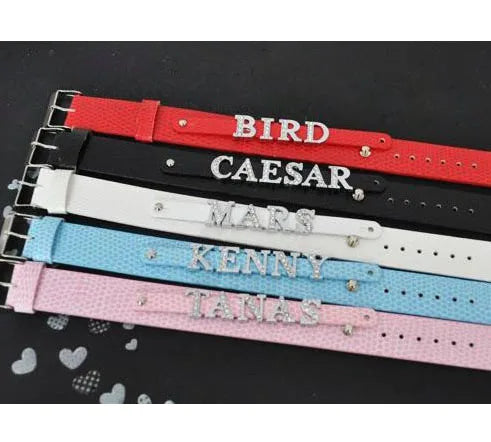 18+8 Wholesale DIY NAME Personalized Alphabet Initial Letter Bead Bracelet with Heart