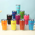 Car Mug 30oz Stainless Steel Tumbler Business Gift  Custom Coffee Tumbler Cup with Lid and Straw Vacuum Insulated Water Bottle