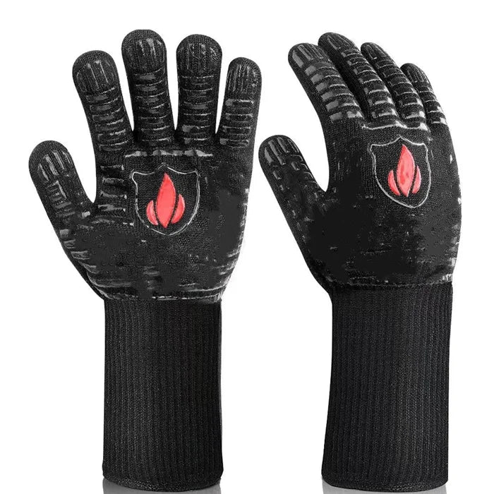 Extreme Heat Resistant Double Cotton Microwave Kitchen Mitt for Cooking
