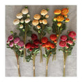 Wholesale 9-Head Thousand Layer Dew Lotus Artificial Flowers Bouquet for Christmas Graduation Mother's Day Occasions