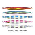 Factory Wholesale Deep Sea Needle Fish Iron Plate Lead Fish 60g-200g Deep Sea Fishing Boat Road Lure Dummy Bait