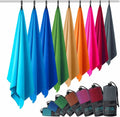Custom Print Microfiber Suede Beach Towel ultra Lightweight Fast Dry for Sports Towel Camping and Swim