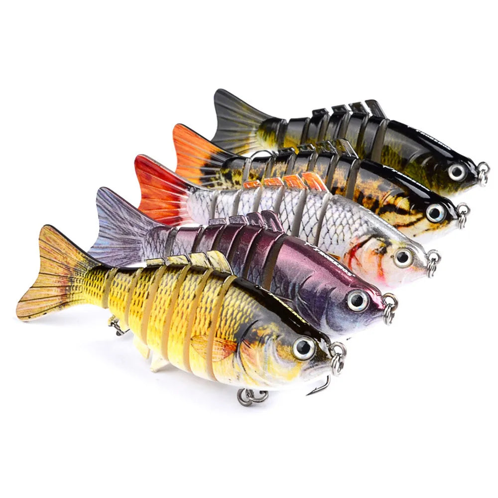 15.5g 10cm Fishing Lures for Bass TroutMulti Jointed Swimbait Slow Sinking Bionic Lifelike Swimming Bass Lures Freshwater MegaBDM