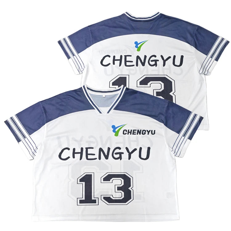 Custom Oversize Design Fashion T Shirts Plus Size Sports Fans Football Shirt Sublimation American Street Boxy Football Jersey