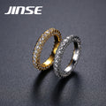 JINSE Men Hip Hop Ring Jewelry Hip Hop Crystal Man and Women Big Head Hip Hop Rock Cubic Zirconia Rings