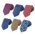 Casual Fashion Wholesale Necktie Printed 100% Polyester Ties for Men