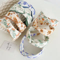 Korean Version of Small Floral Cross Knotted Headband Temperament Printed Headband
