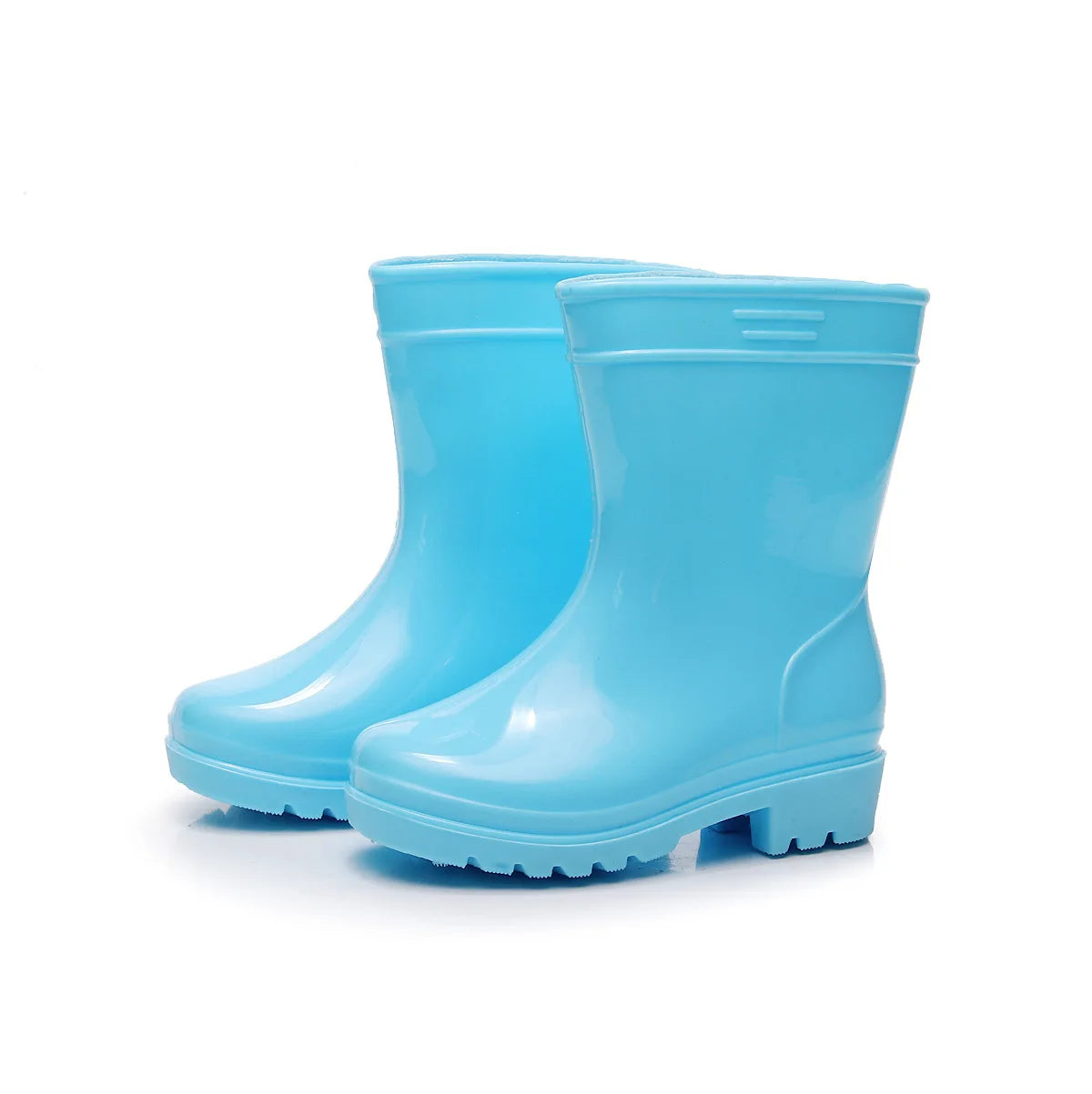 Myway Waterproof Rubber Cute Rain Boots for Children PVC Safety Rain Boots