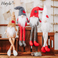 Christmas Gnome Gifts Holiday Decoration Kids Birthday Handmade Tomte Plush Doll - Home Ornaments Tabletop Santa Figurines SD790