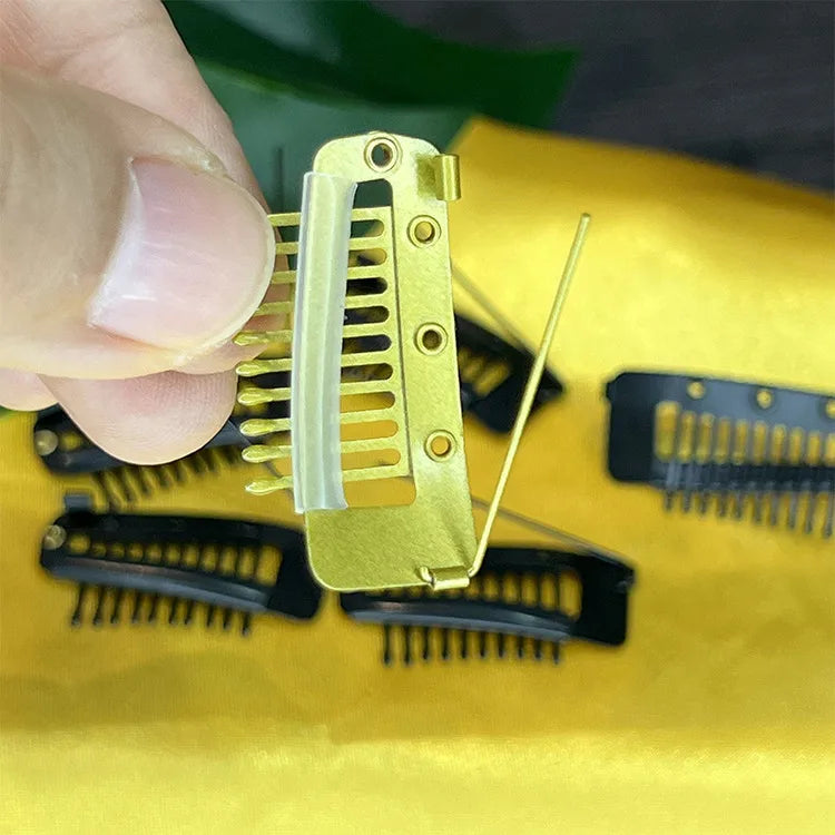 Wholesale DIY Stainless Steel Hair Extension U Shape Clips Wig Snap Clips for Hairpiece Wig Accessories Clips