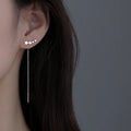 AA016401 New Star Earrings Female Fashion Design Long Earrings