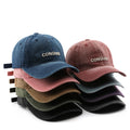 New Innovation Unisex Denim Cotton Baseball Cap with 3D Embroidery Adjustable Size Beach Style Colorful Design