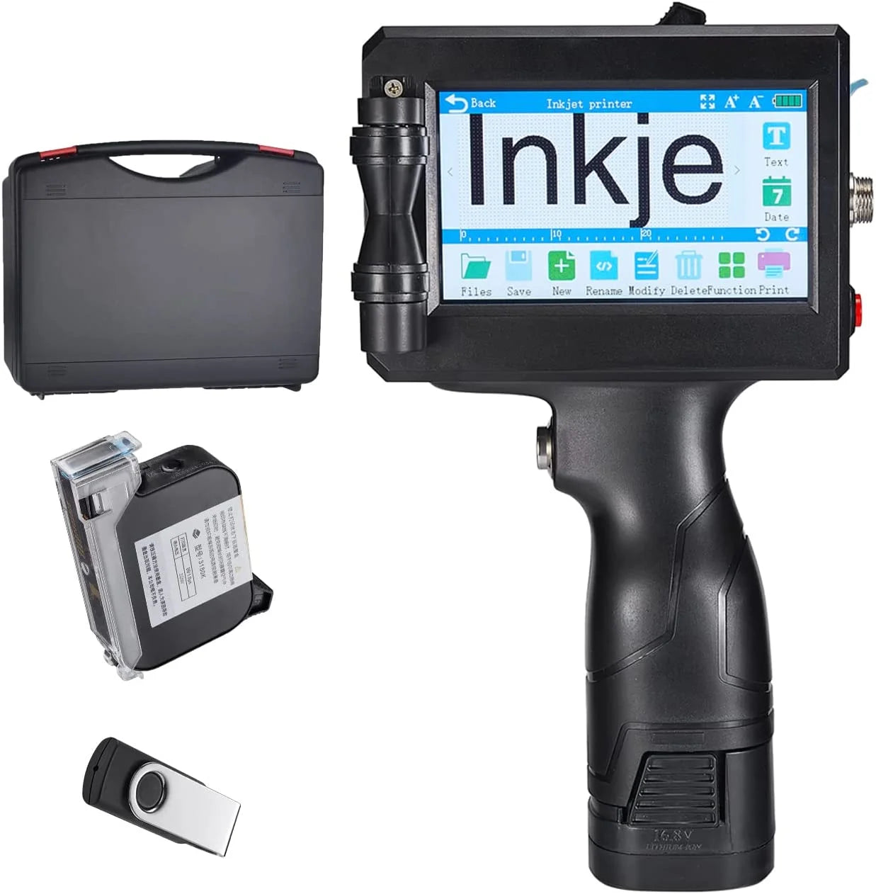 25.4mm High Quality Handheld Inkjet Printer Digital Printer for Plastic Bag Bottle Printing Machine