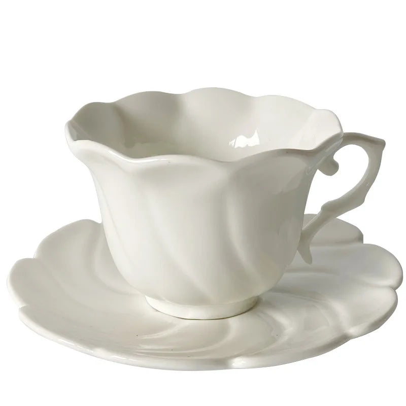 European Vintage and Saucer Afternoon Tea Ceramic Set Porcelain Coffee Cup