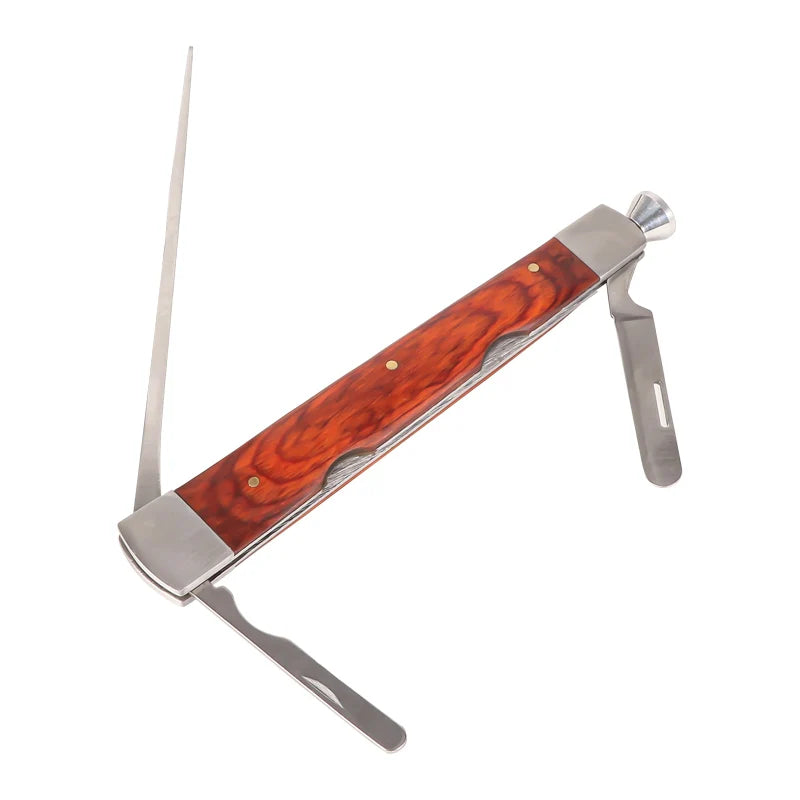 Eeliao Factory Wholesale Smoking Accessories Wood Smoking Pipe Tool Multipurpose Smoking Pipe Knifes