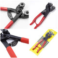 Portable Manual Tile Cutter Plier 200mm Carbide Wheel for Glass Mosaic Home Decoration Breaking Tool