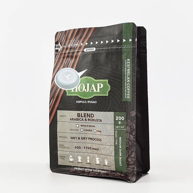 Custom Bags Side Gusset Moisture Proof Coffee Bag 250g 500g 1kg Flat Bottom Coffee Pouch Stand up Pouch Tea Packaging Bags