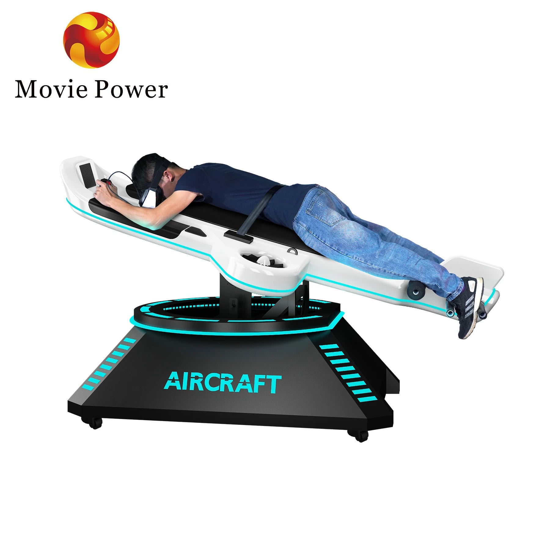 Robot Controlado Vr Machine Airbus Flight Simulator Vr Games Virtual Reality Theme Park Roller Coaster 9D Vr Game