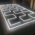Car Workshop Honeycomb Light Geometric Design Diy High Lightness Hexagonal Garage Work Light Hexagon Led Light