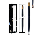Hot Sale Custom Matt  Black Metal Handle 100% Kolinsky Hair Acrylic Nail Brush Nail Art Brushes Hot Sale Acrylic Nails Brush
