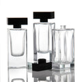 Wholesale Square Perfume Bottle Luxury Perfume Spray Bottle 30ml 50ml 100ml Cosmetic Glass Perfume Packing Cosmetic Container