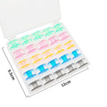 Wholesale 25PCS/BOX Plastic Box Colorful Bobbins Household Sewing Machine Accessory Metal Bobbin Set