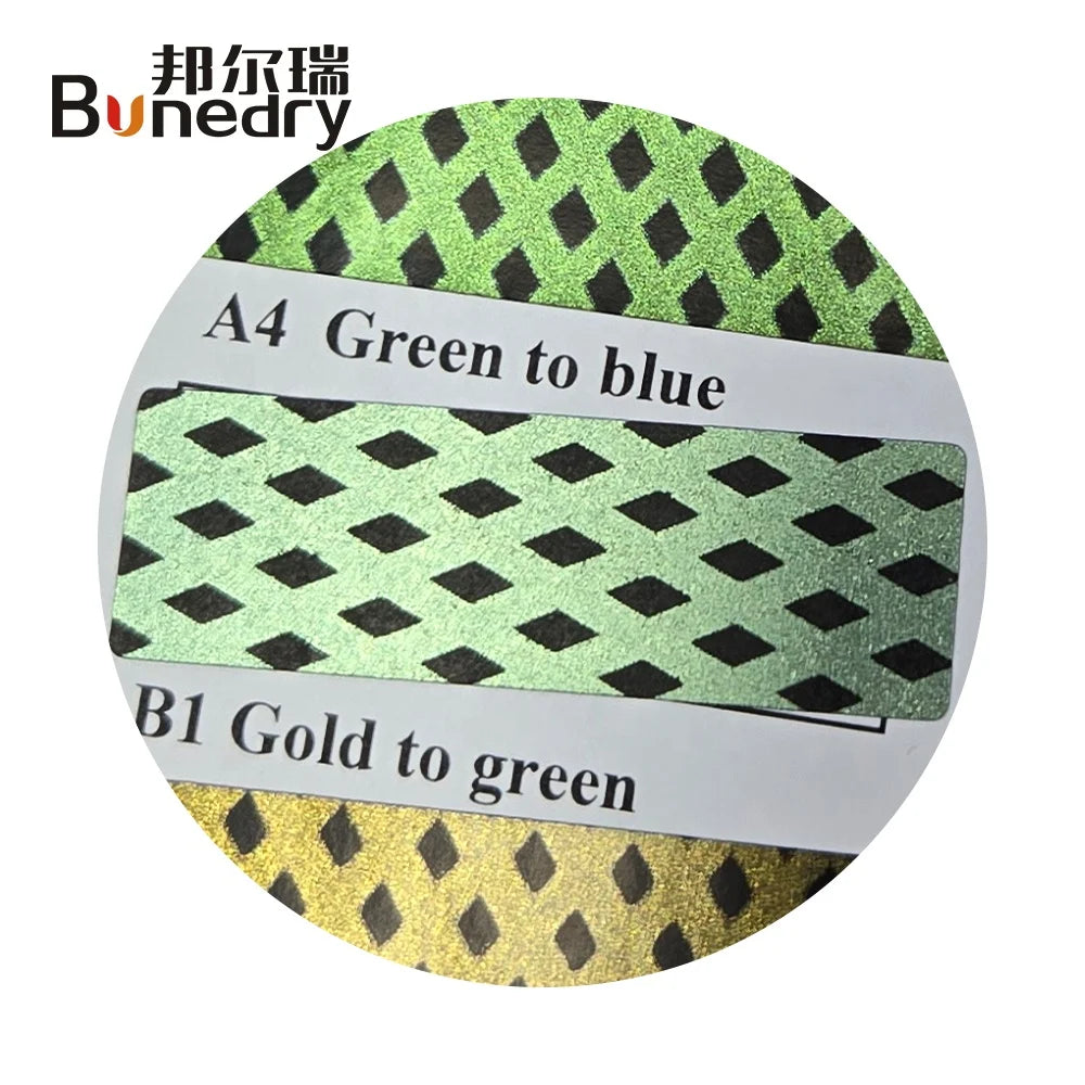 Screen Printing Anti-counterfeiting Ink Optical Variable Ink Light A4 Green to Blue Screen Printing Ink