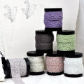 High Quality Green Woven Edge Lace Ribbon 100% Polyester Single Face Grosgrain for Christmas Gifts
