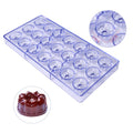 Polycarbonate Mold Molde De Policarbonato Para Chocolate Baking Tools 3D Plastic Chocolate Mold